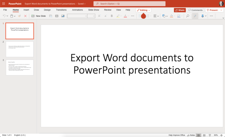 Export Word Documents To PowerPoint Presentations - Integral Systems Corp.